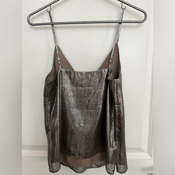 CAMI NYC NWOT Metallic Tank Sz XXS - Picture 3 of 6